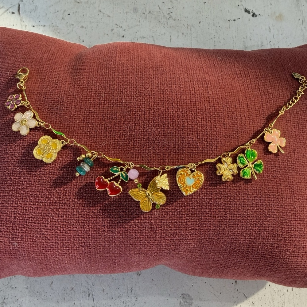 Habaha Paris Multi-Color Charm Bracelet